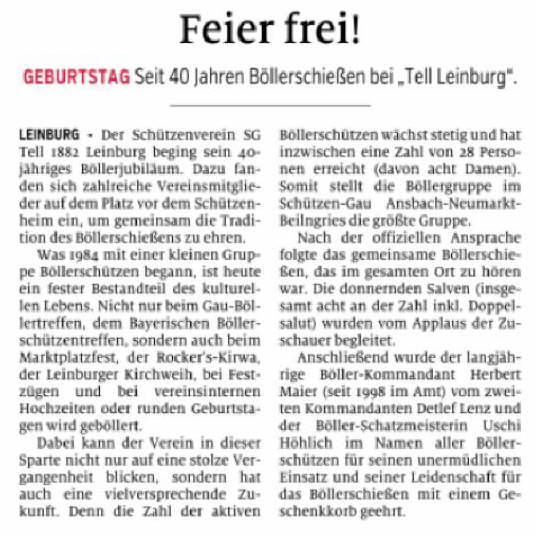 Zeitungsbericht Bote Sep